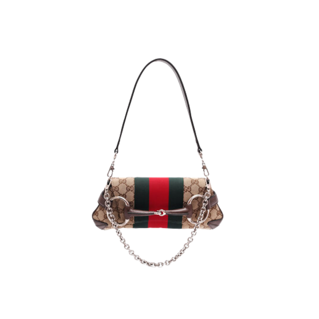 Bolso Gucci Horsebit Small Canvas