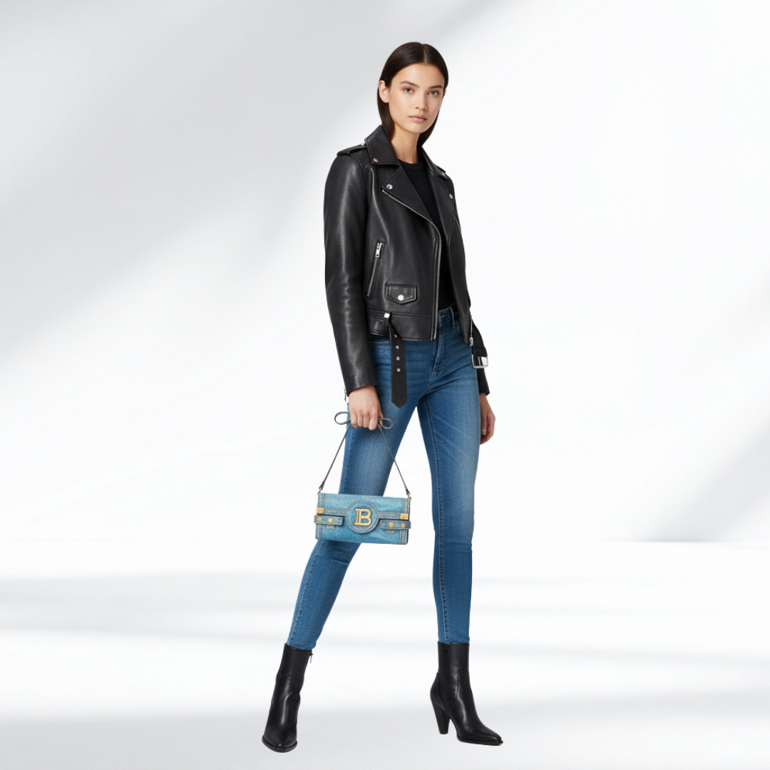 BOLSO BBUZZ CLUTCH DEMIN BALMAIN