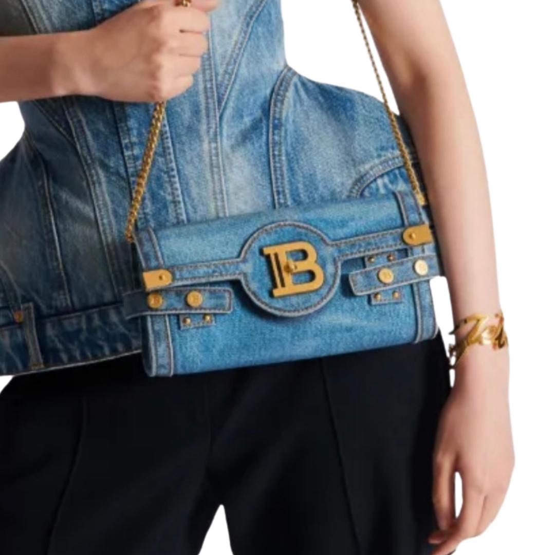 BOLSO BBUZZ CLUTCH DEMIN BALMAIN