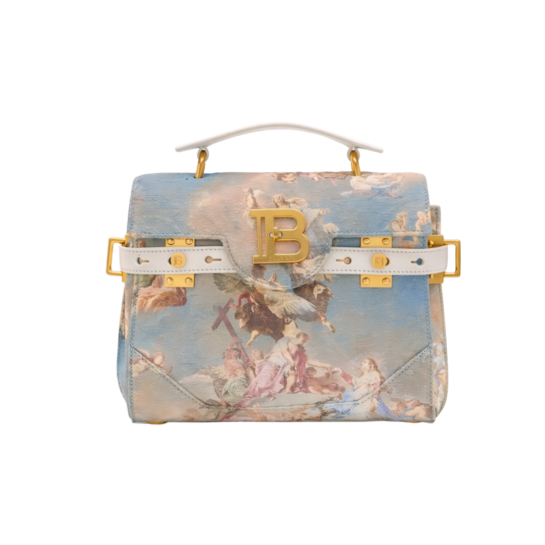 BOLSO Bbuzz 23 sky-print canvas BALMAIN