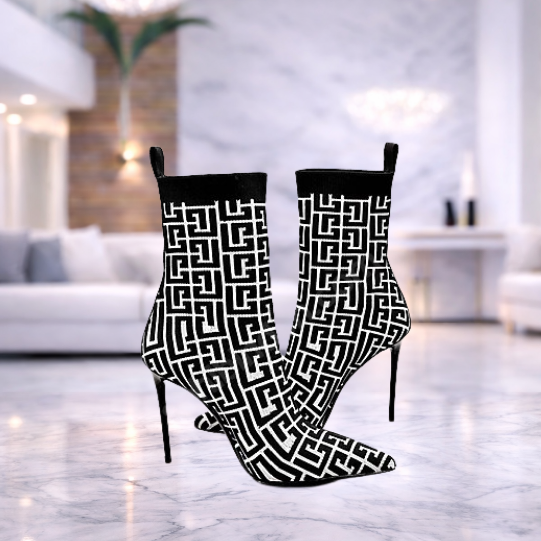 Botines Skyes monogram BALMAIN
