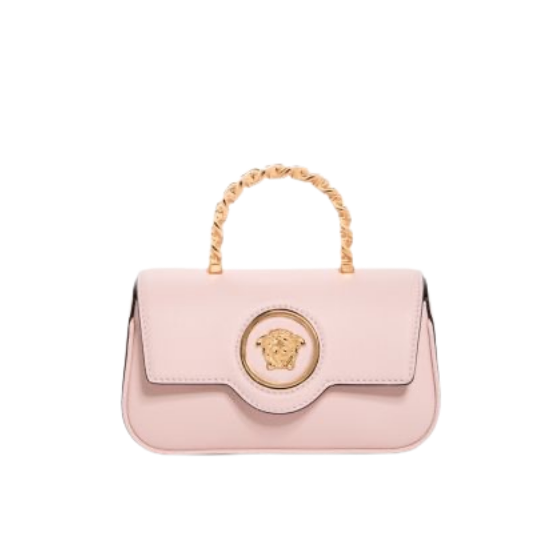 Bolso Versace La Medusa Mini Pink Top Handle