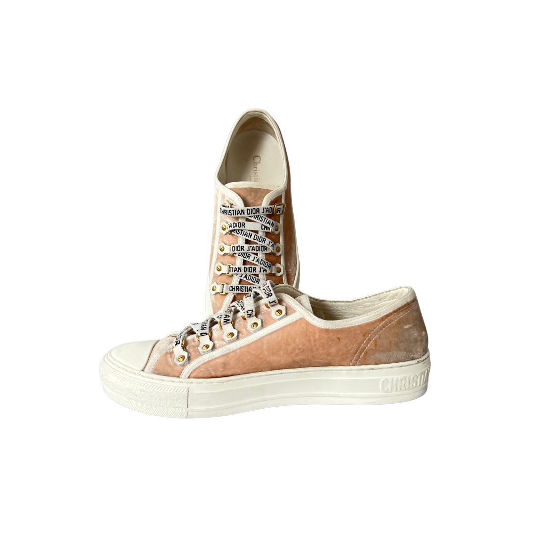 Zapatillas WALK N'Dior terciopelo