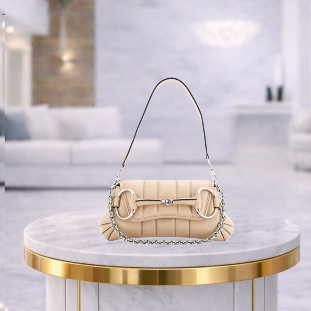 Bolso Gucci Horsebit Small Cremè